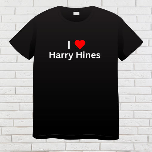 I Love Harry Hines Black T