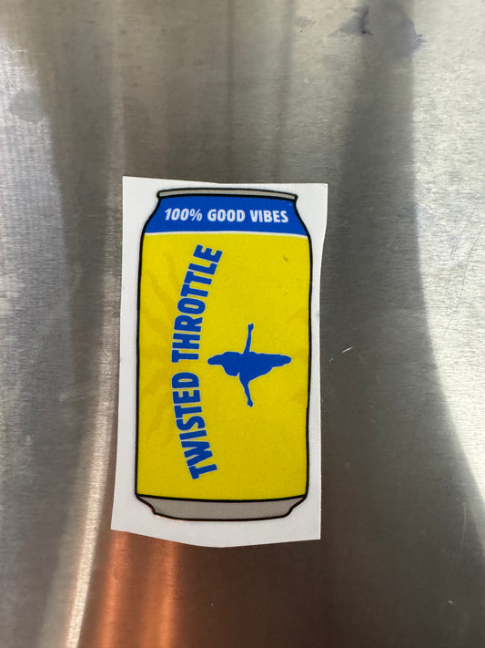Twisted throttle sticker