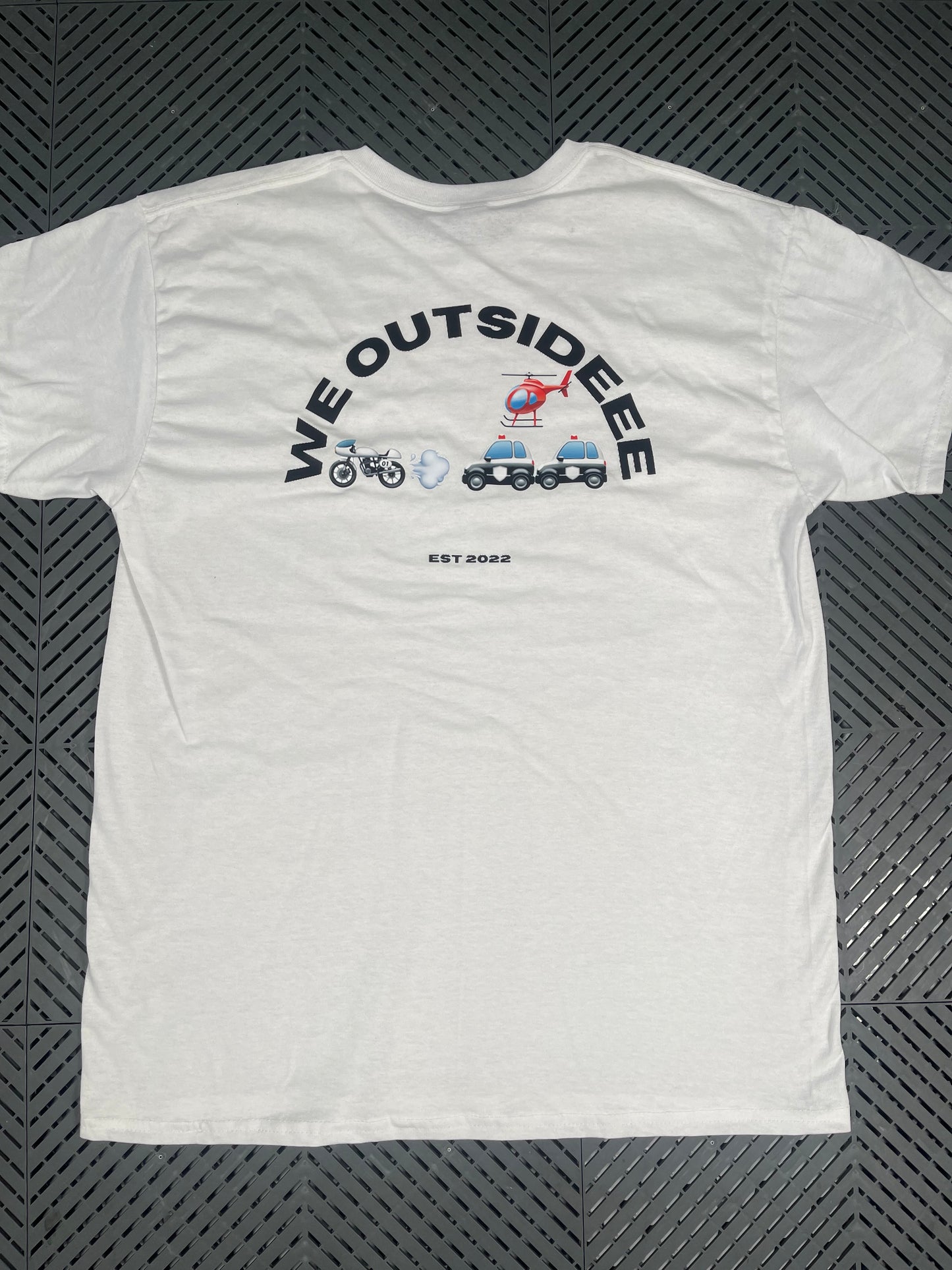 WE OUTSIDEEE T shirt white